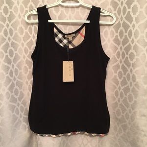 Burberry Brit Check Trim Tank Top